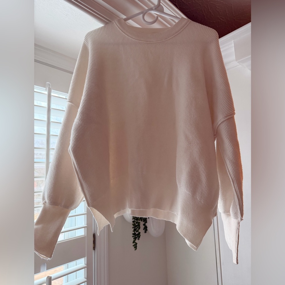 Amazon Women's Cream Crew Neck Sweater